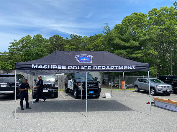 Mashpee Police Dept Tent